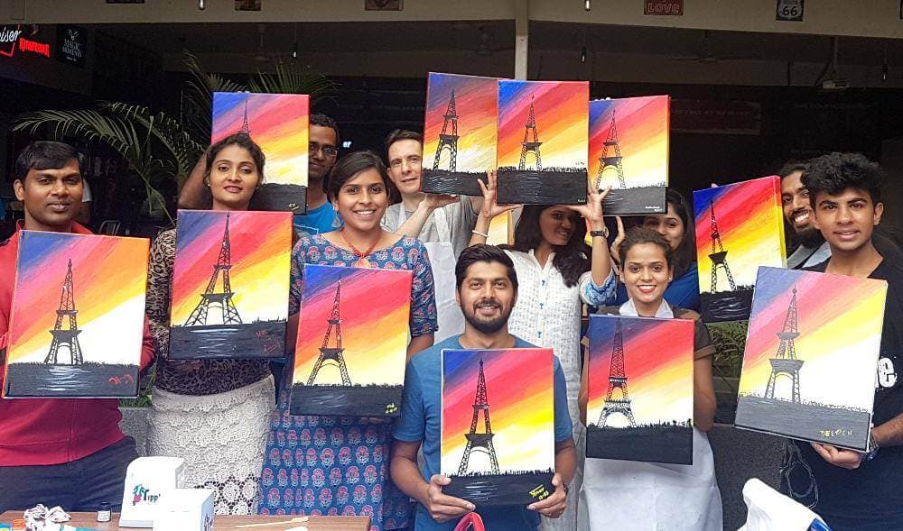 Paint Bar at Infinitea, Indiranagar