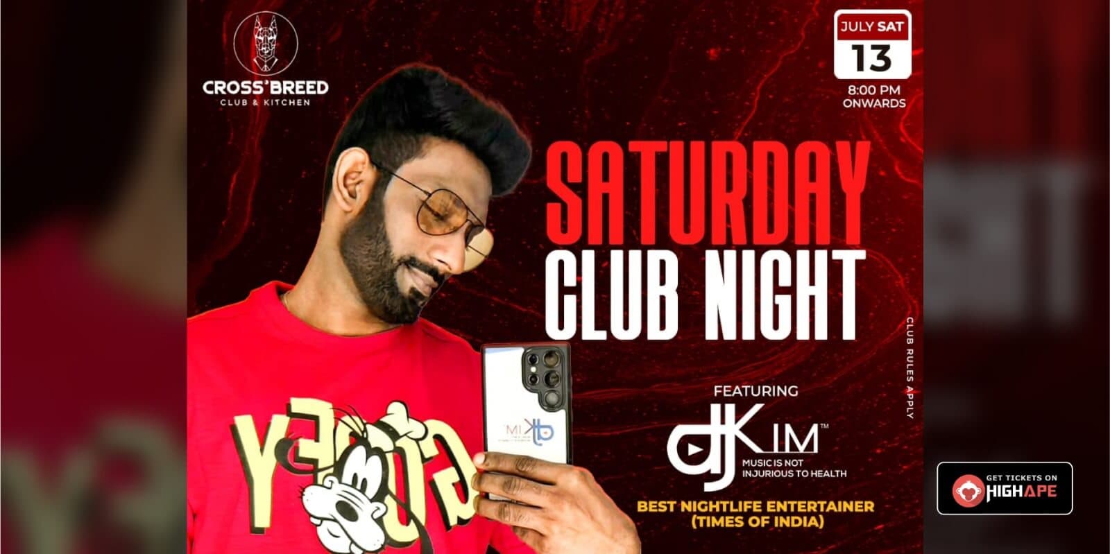 Saturday Club Night Ft DJ Kim