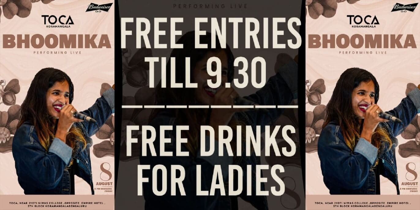 Bhoomika Performing Live At Toca Koramangala