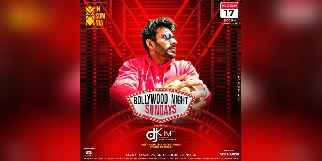 Sunday Bollywood Night Ft DJ Kim