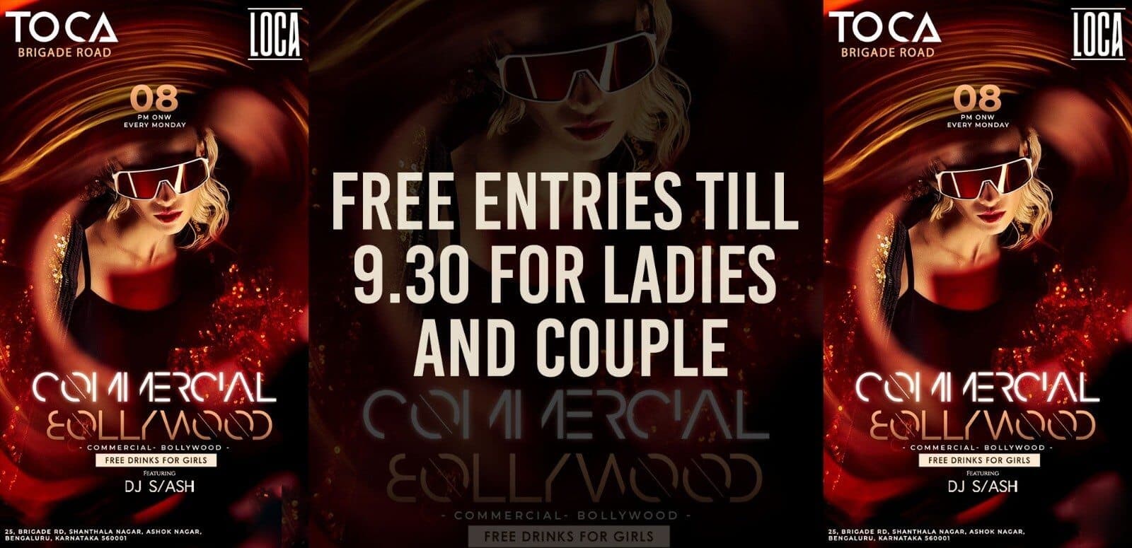 Commercial Bollywood Night | Toca Brigade