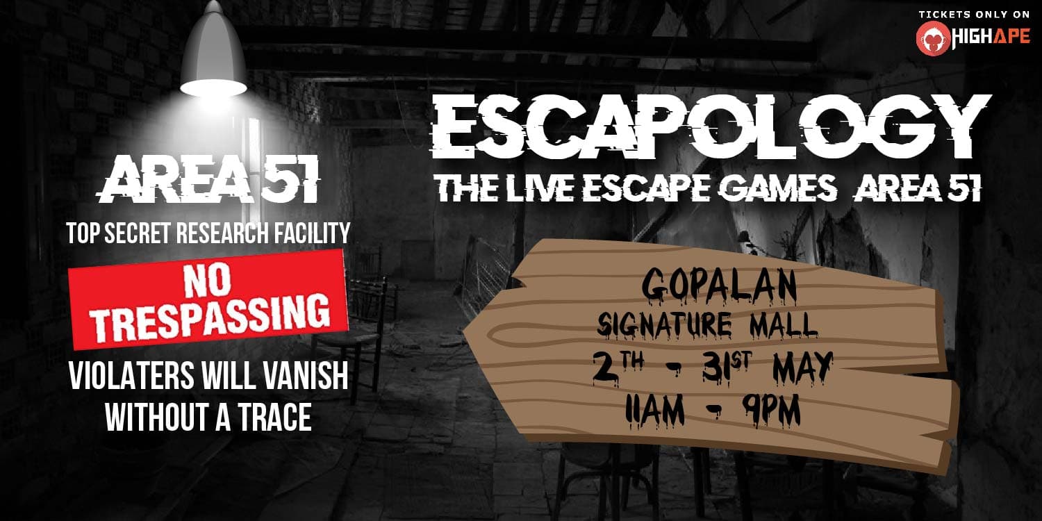 Escapology – The Live Escape Games (Area 51)