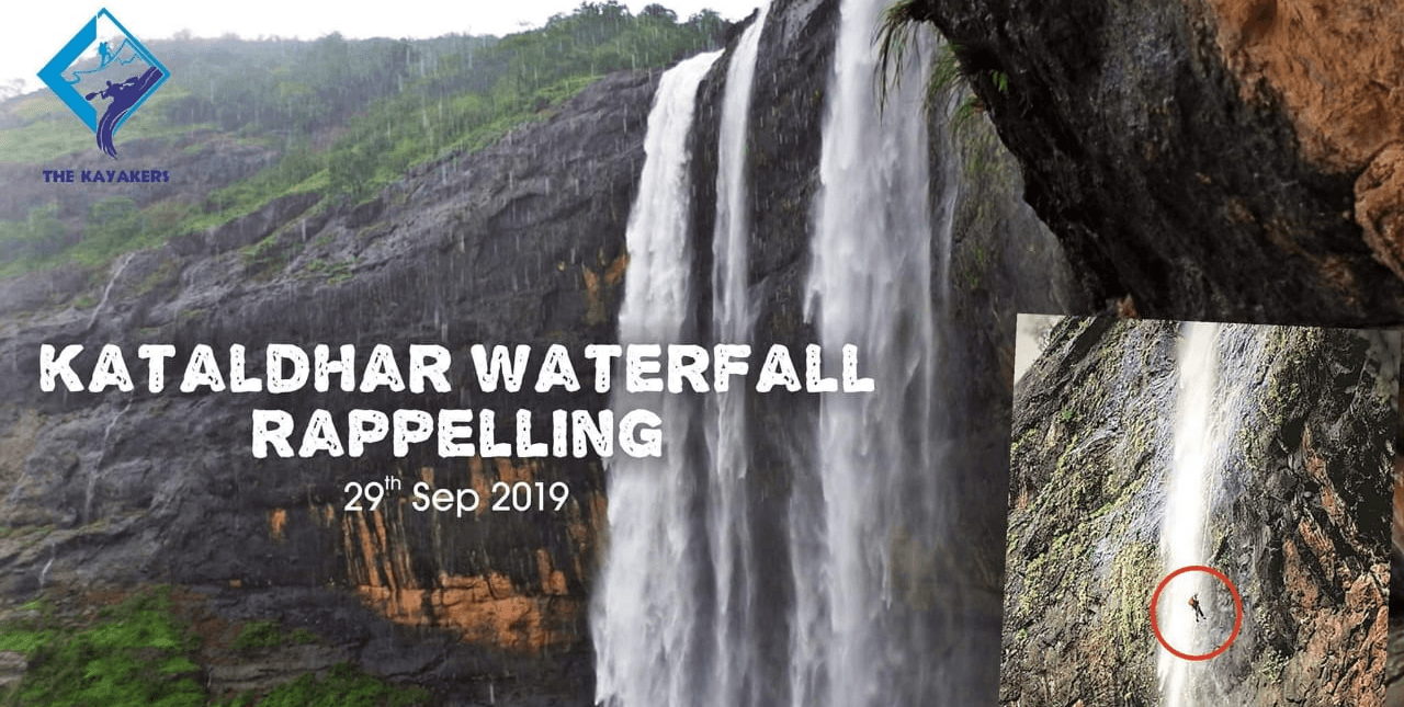 450ft Kataldhar Waterfall Rappelling