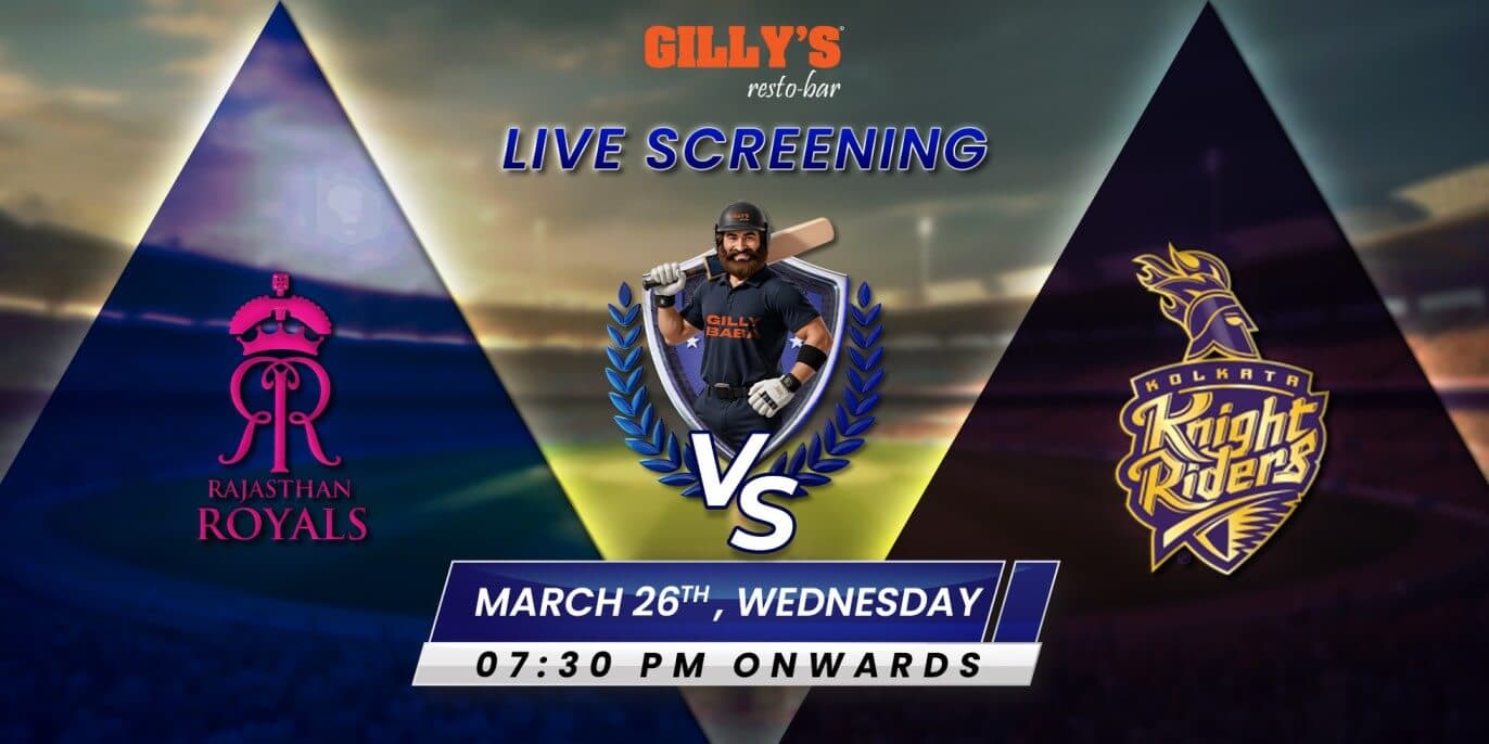 IPL Live Screening | RR Vs KKR