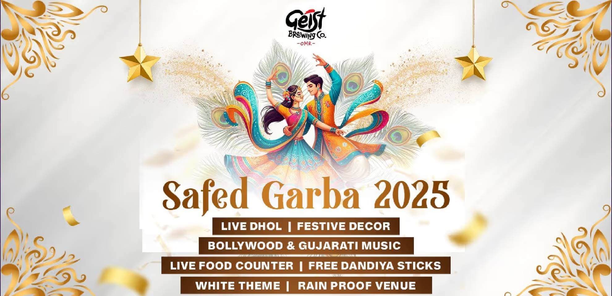 Safed Gujrati Garba Night | Geist White Arena