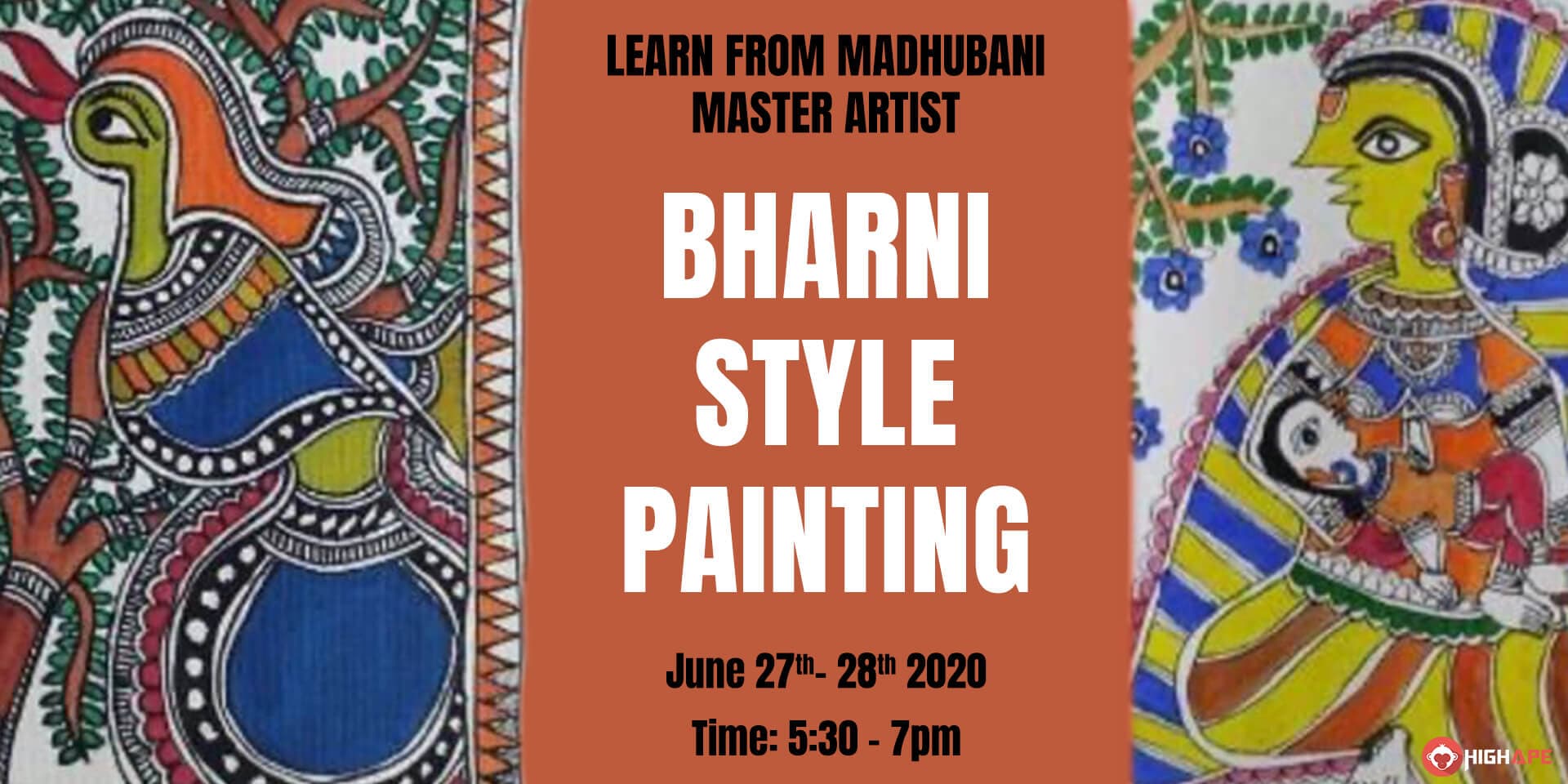 Madhubani Art Bharni Style Workshop