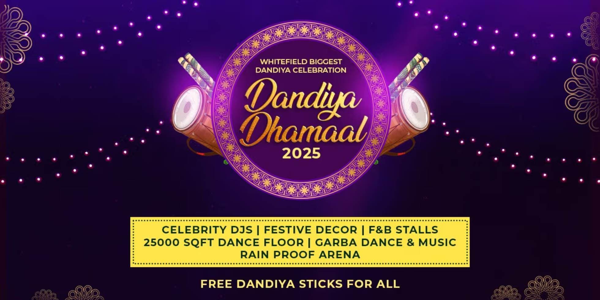 Whitefield Biggest Dandiya Dhamaal 2025