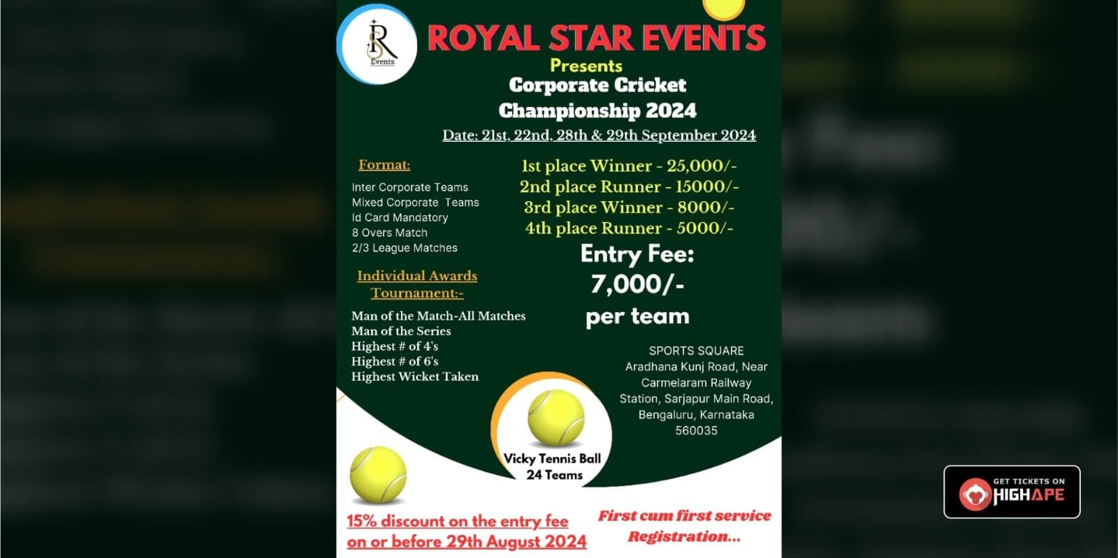 Corporate Cricket Championship