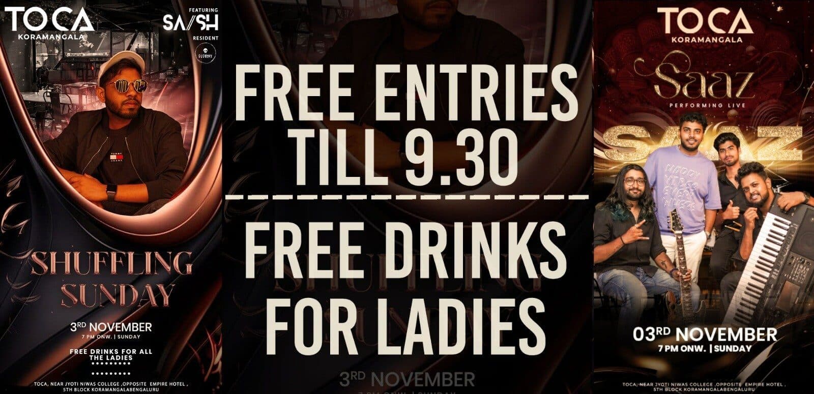 Shuffling Sunday | Toca Koramangala