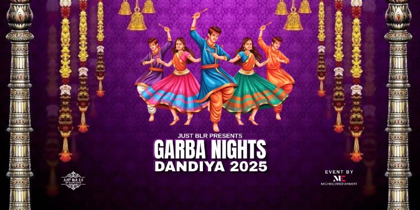 Garba Nights Dandiya 2025 At Just Blr Arena 2rd Floor