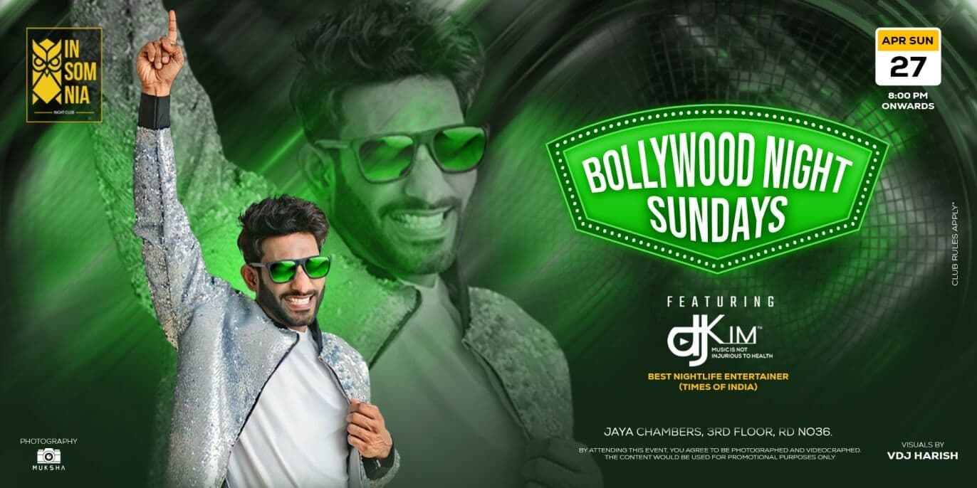 Sunday Bollywood Night Ft DJ Kim