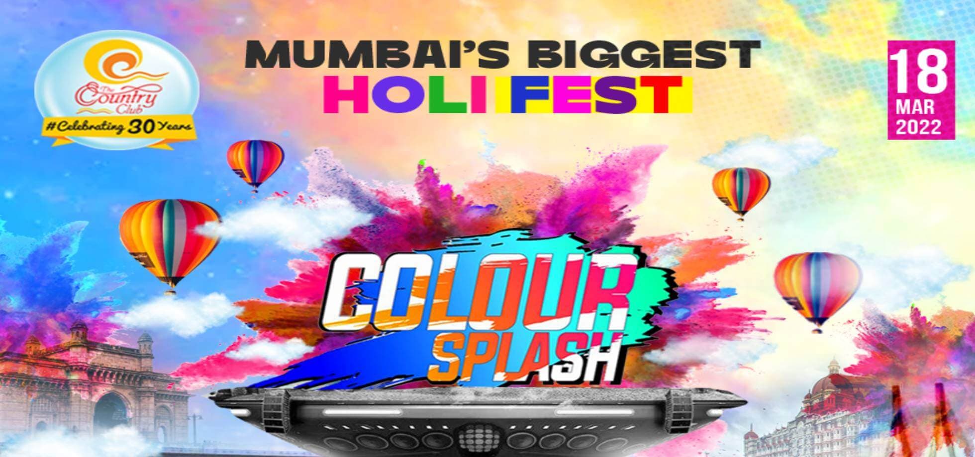Mumbai's Biggest Holi - Colour Splash - Season 3