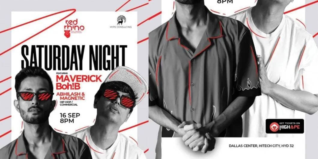 Saturday Night | Red Rhino 