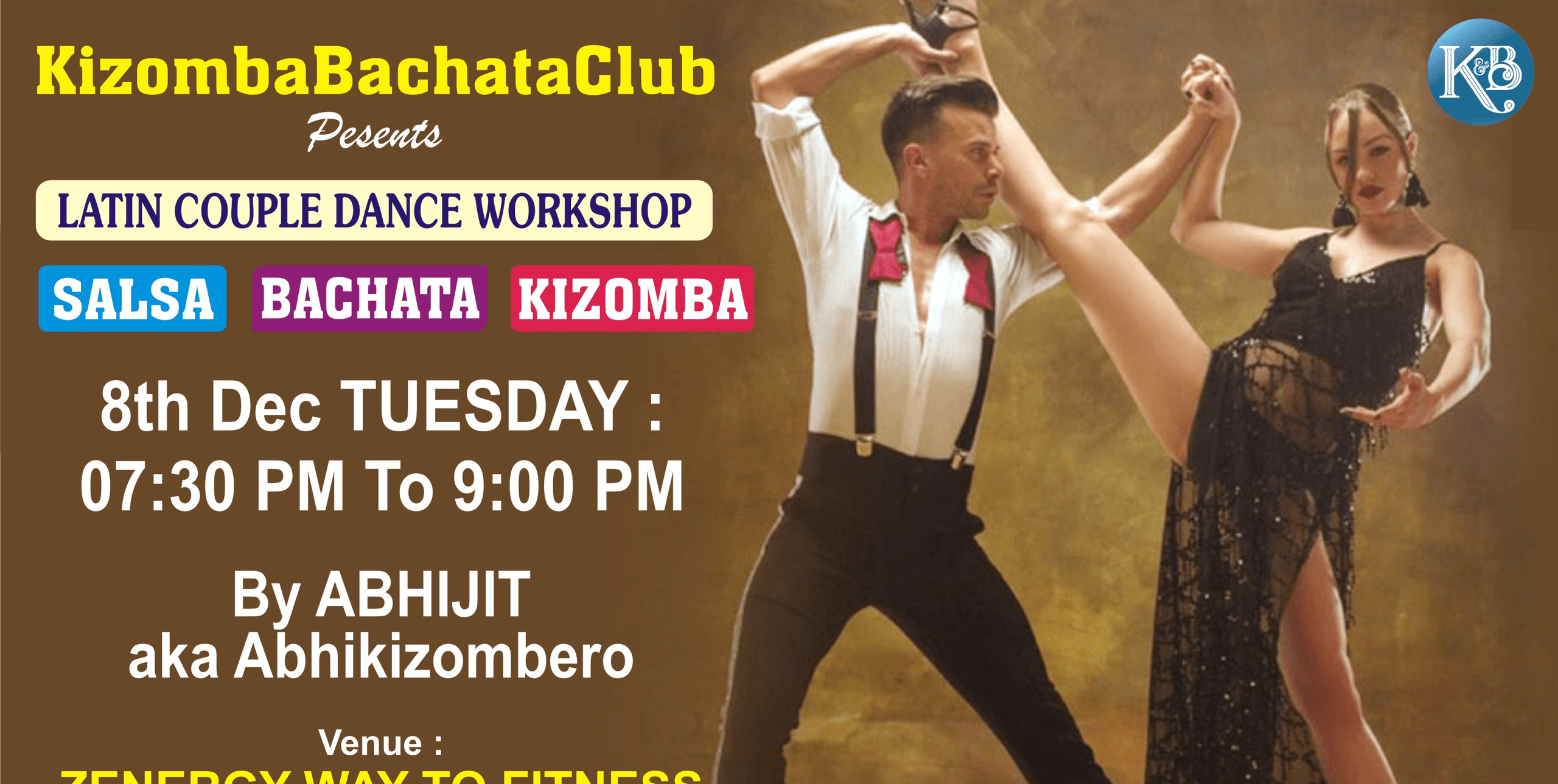 Latin Couple Dance Workshop Salsa Bachata And Kizomba
