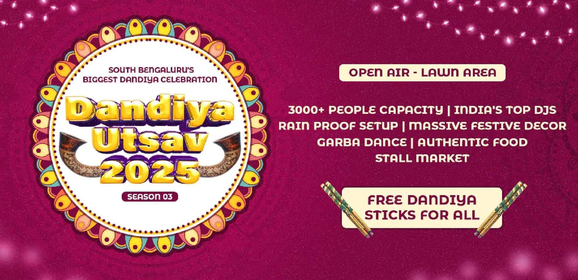 Dandiya Utsav 2025 Season 3 | Sundown Pub