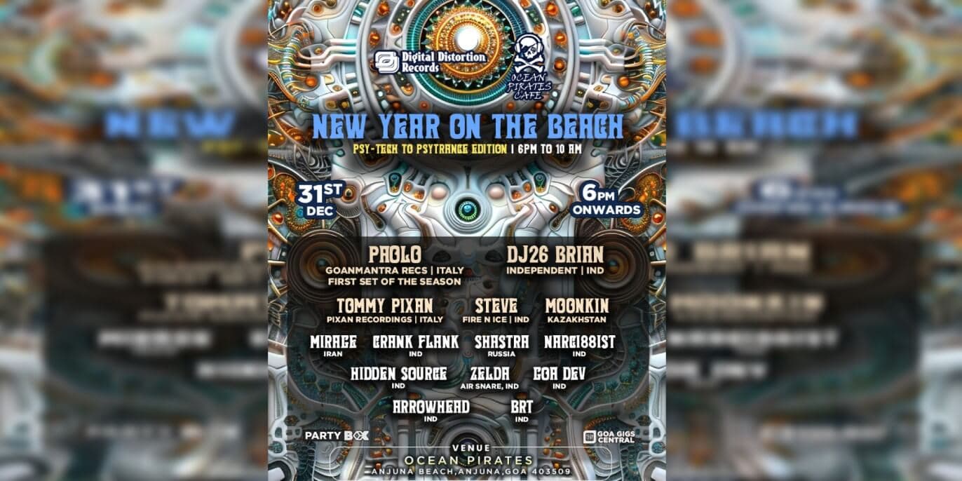 New Year On The Beach | Psy Tech To Psy Trance