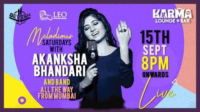 Akanksha Bhandari & Band Live