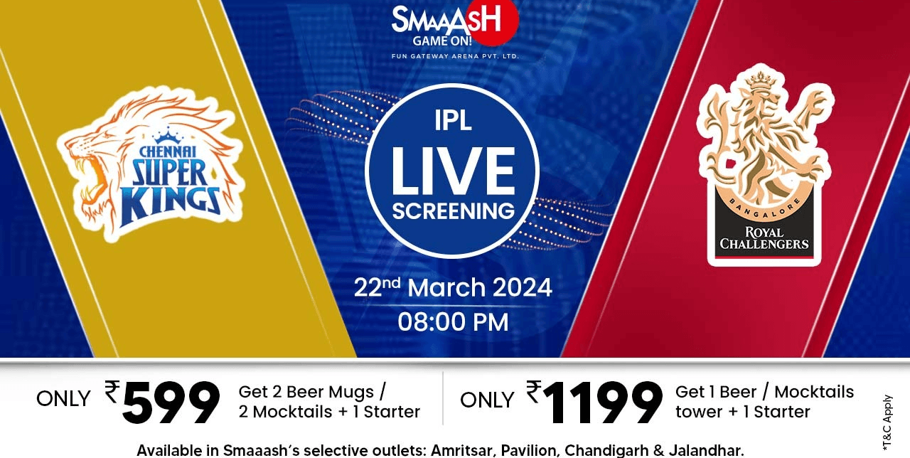 CSK Vs RCB Live Screening 