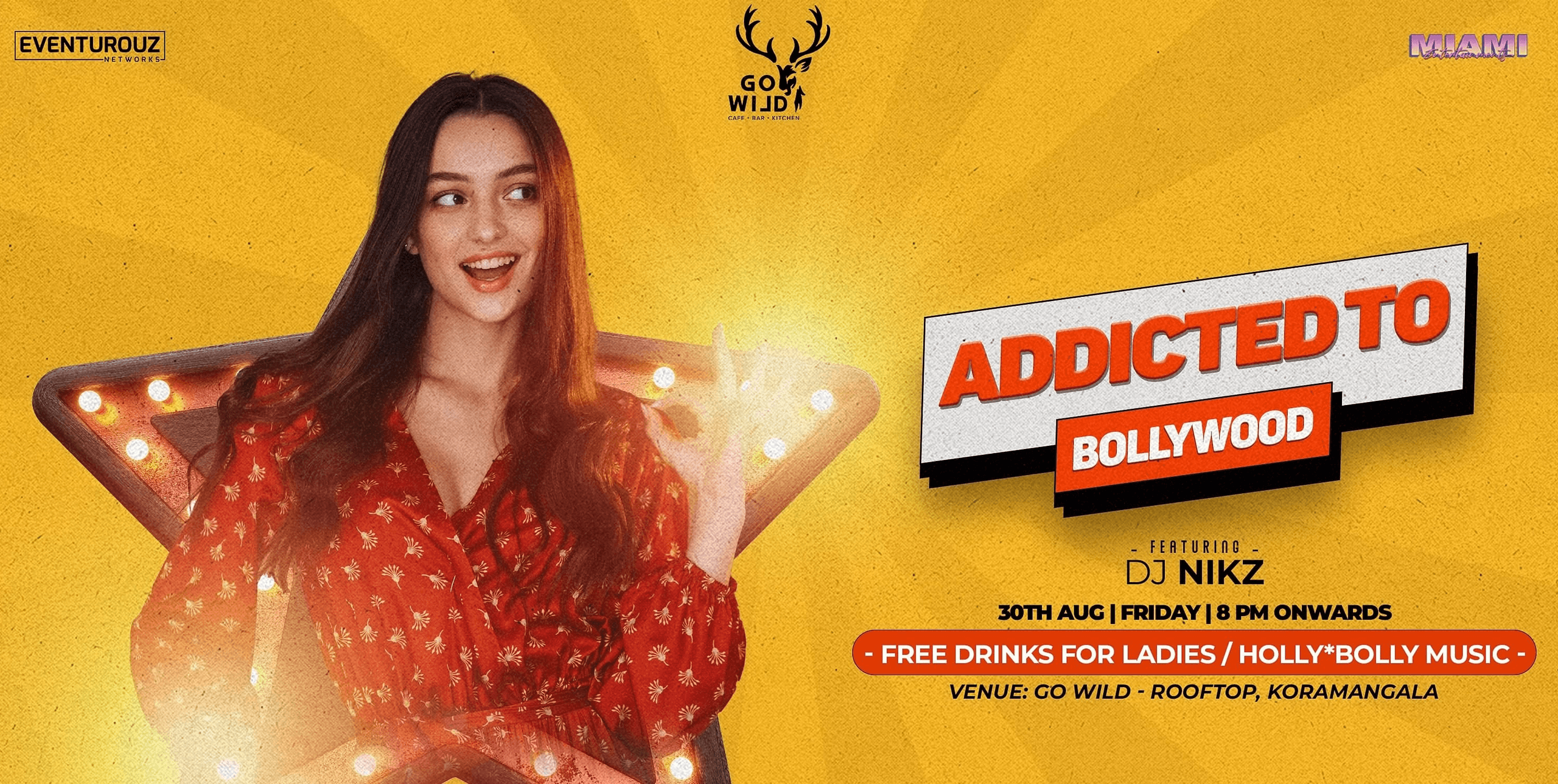 Friday Addicted To Bollywood | Go wild Rooftop
