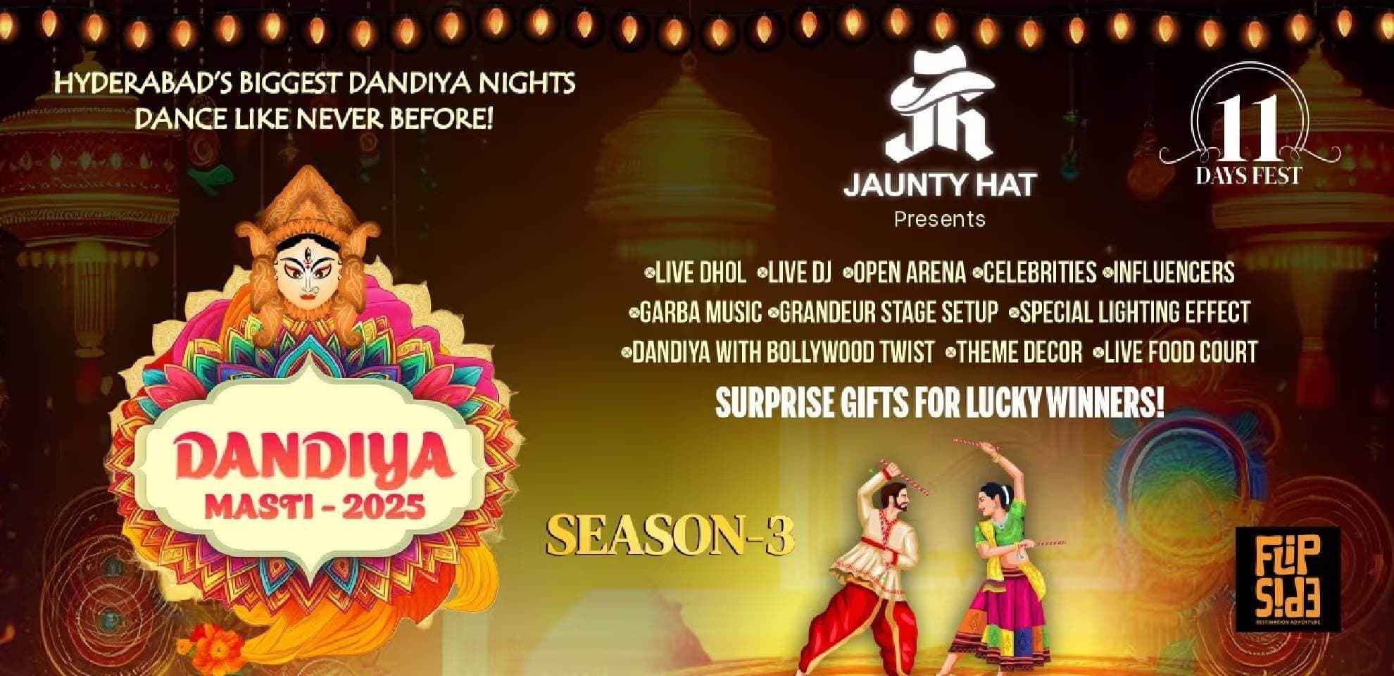 Dandiya Masti 2025 Season 3 | Flipside Adventure Park