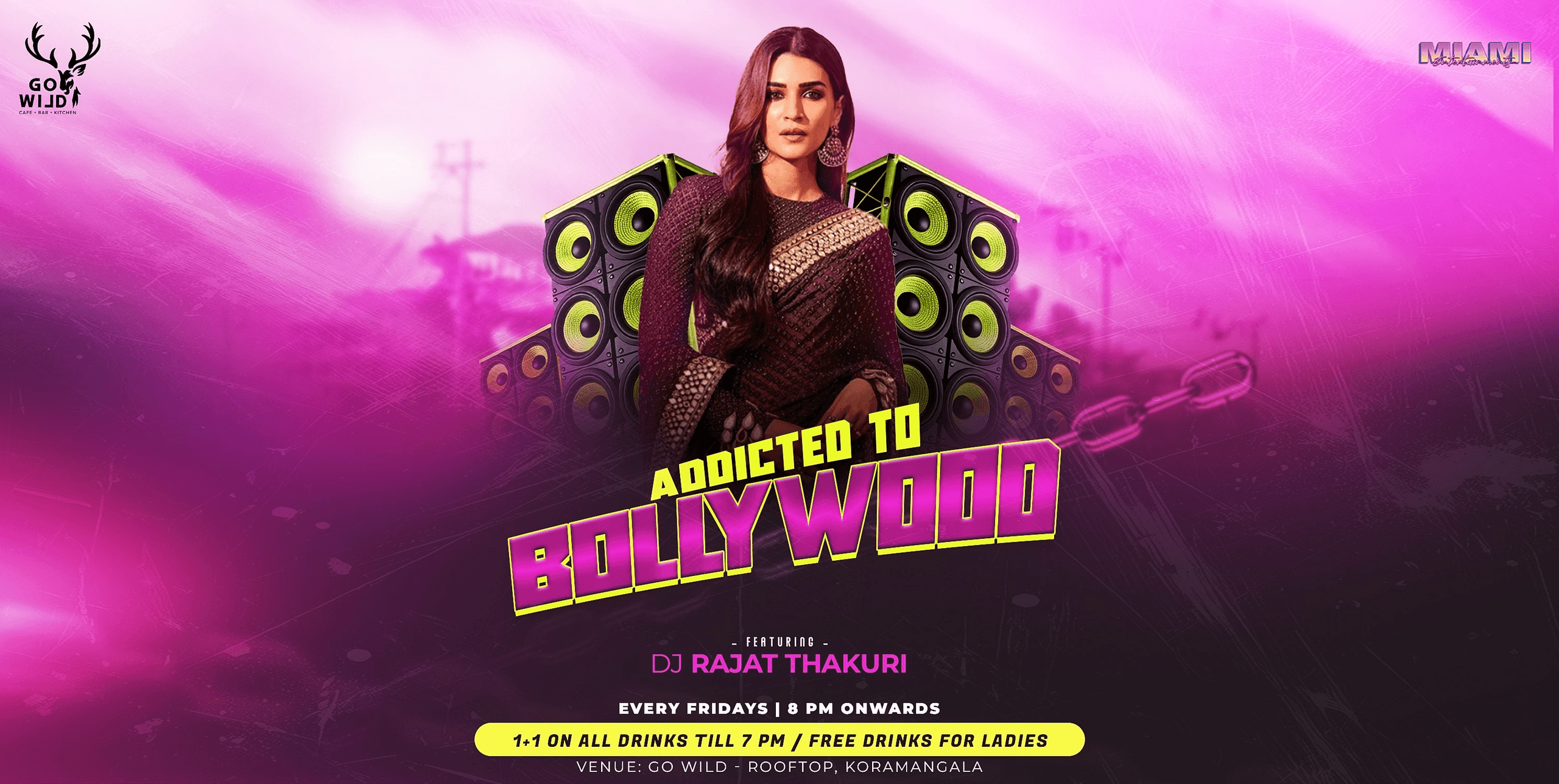 Friday Addicted To Bollywood | Go wild Rooftop