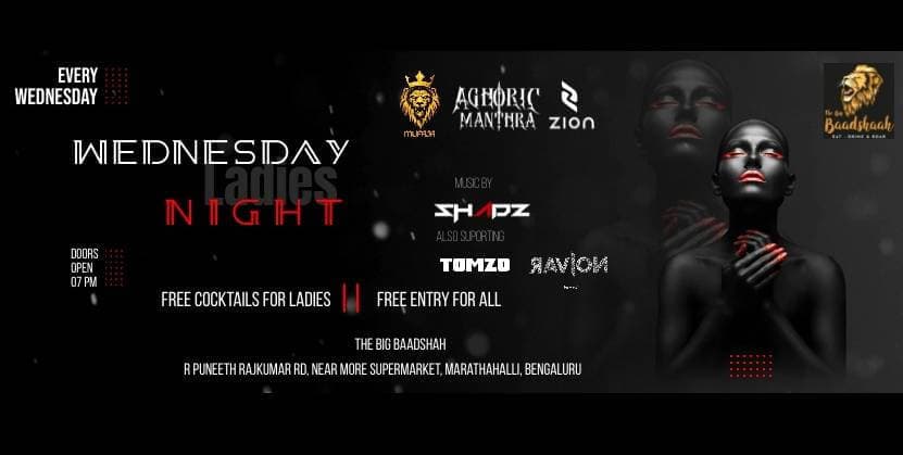 Wednesday ladies night