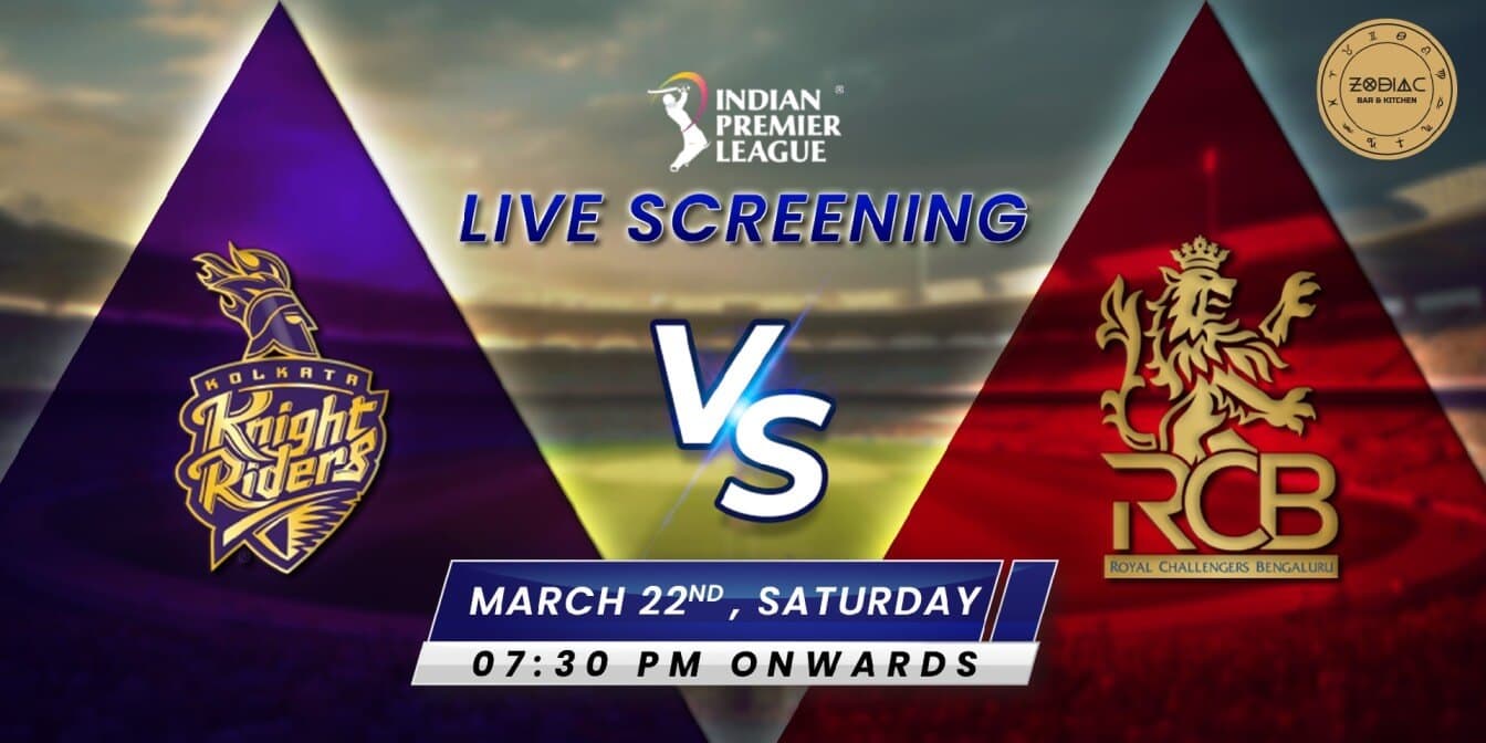 IPL Live Screening | RCB Vs KKR