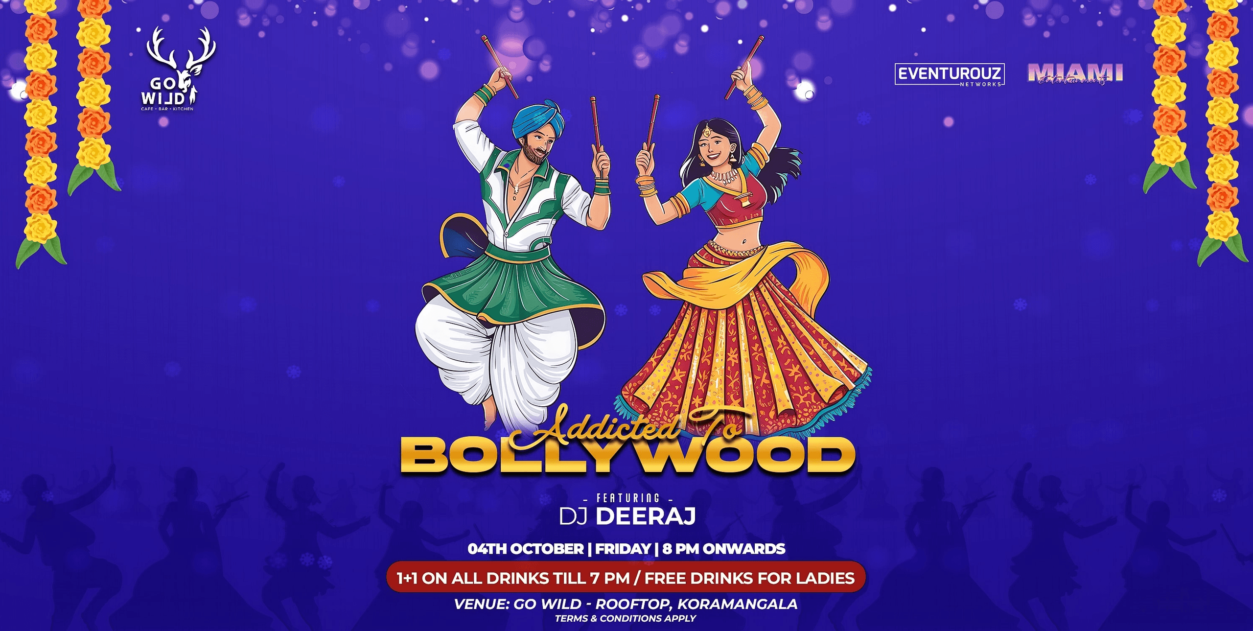 Friday Addicted To Bollywood | Go wild Rooftop