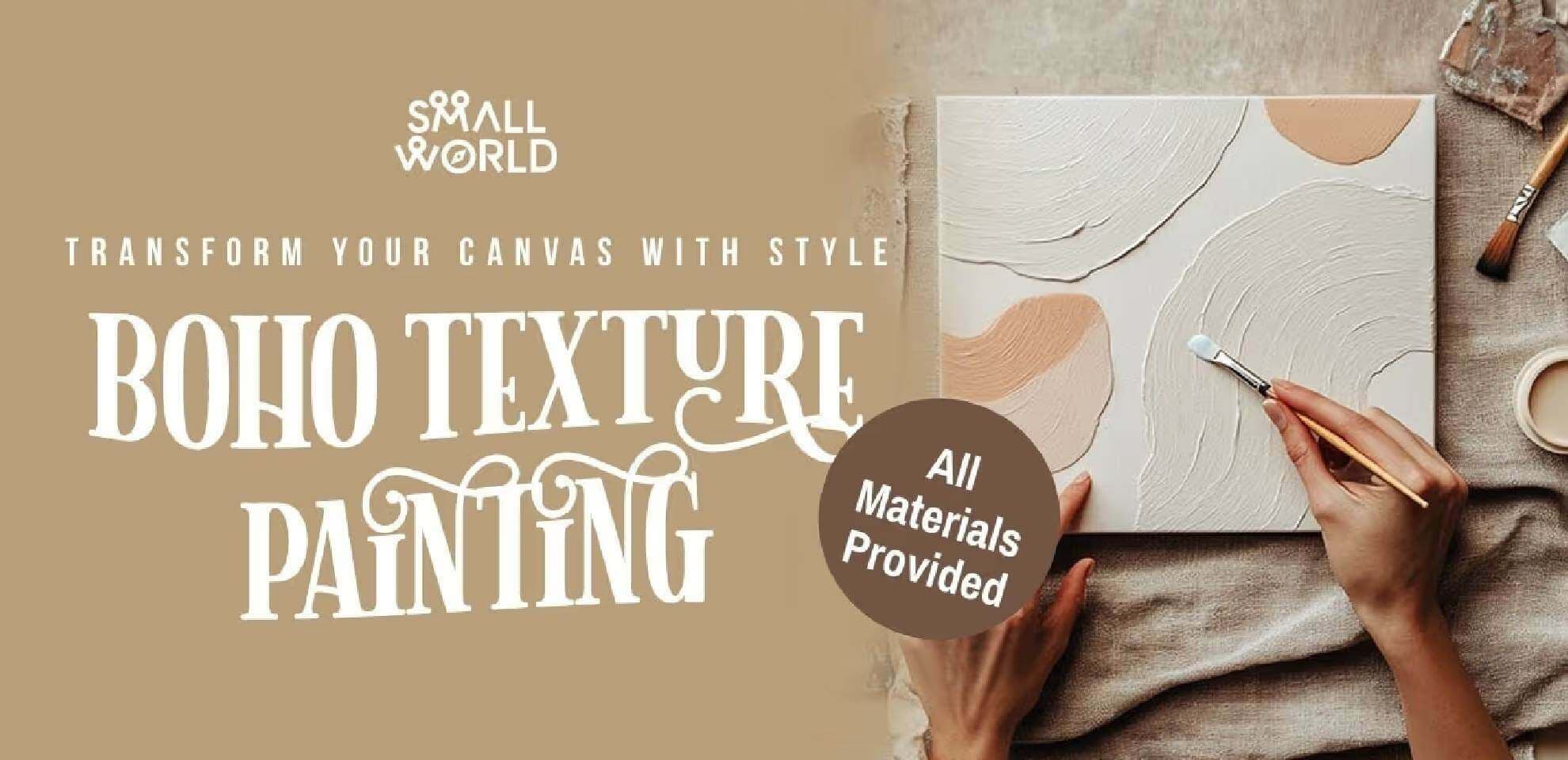 Boho Texture Painting