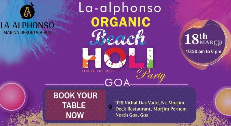Organic Beach Holi 