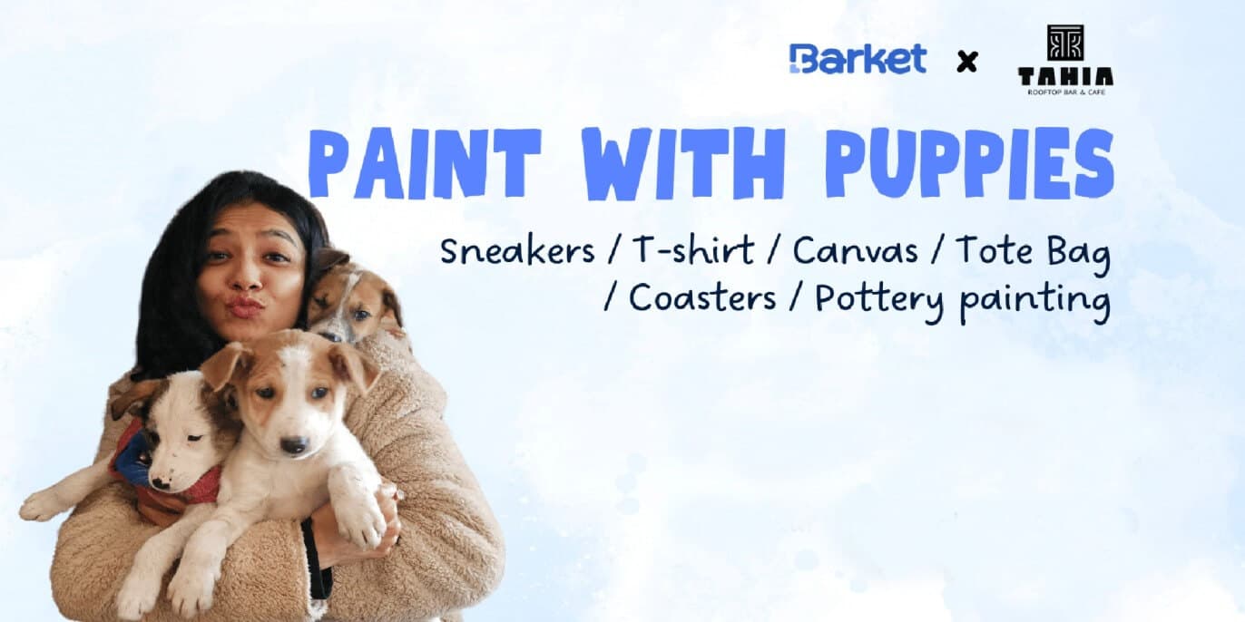 Paint With Puppies At Nomad Pizza