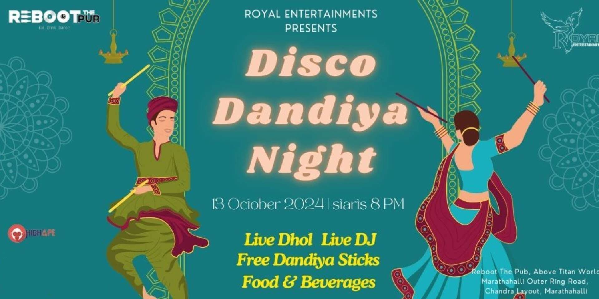 Disco Dandiya Night | Reboot The Pub