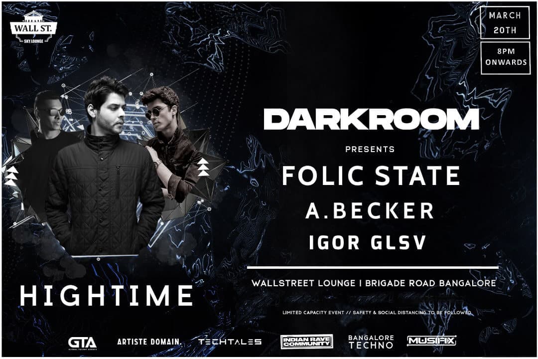 DARKROOM Presents Folic State Alongside  A.BECKER And IGOR GLSV 