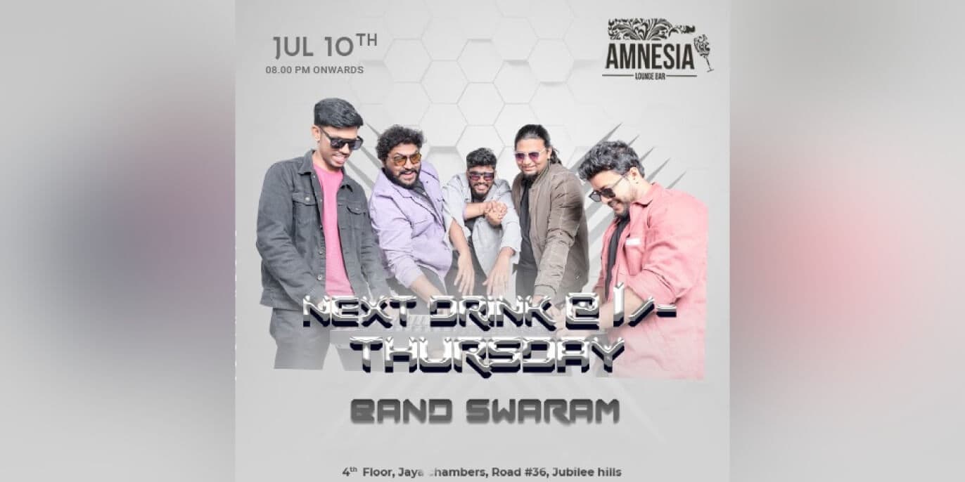 Thursday Live Performance Ft Band Swaram | Amnesia