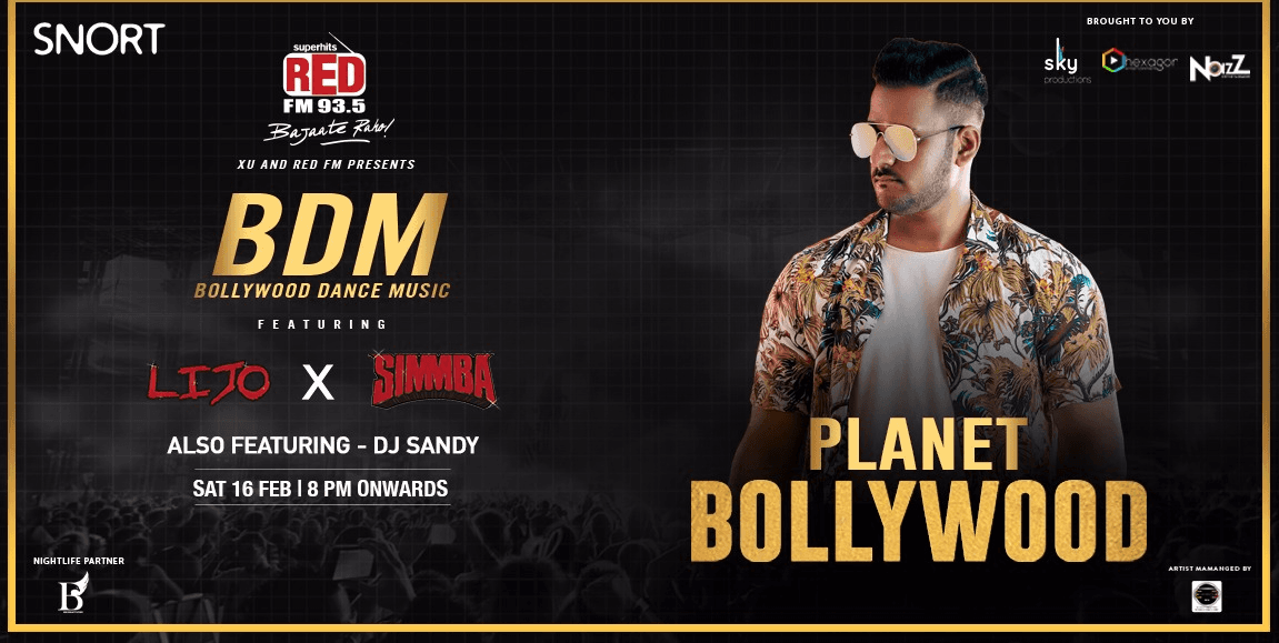 Big Bollywood blockbuster FT LIJO GEORGE SIMMBA TOUR @ SNORT