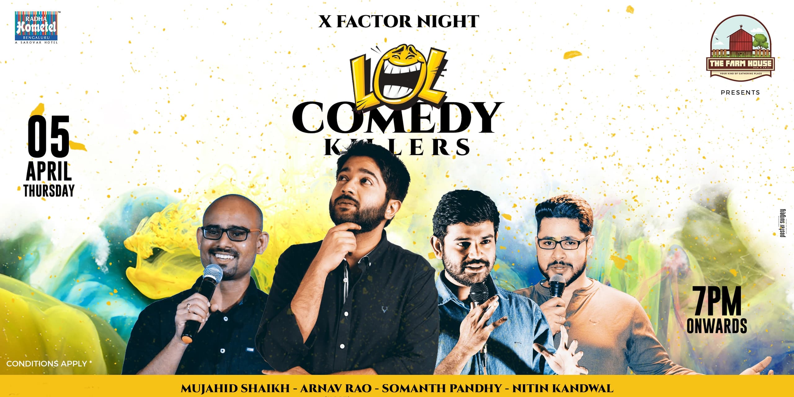 X Factor Night - LOL Comedy Night - The Farm House