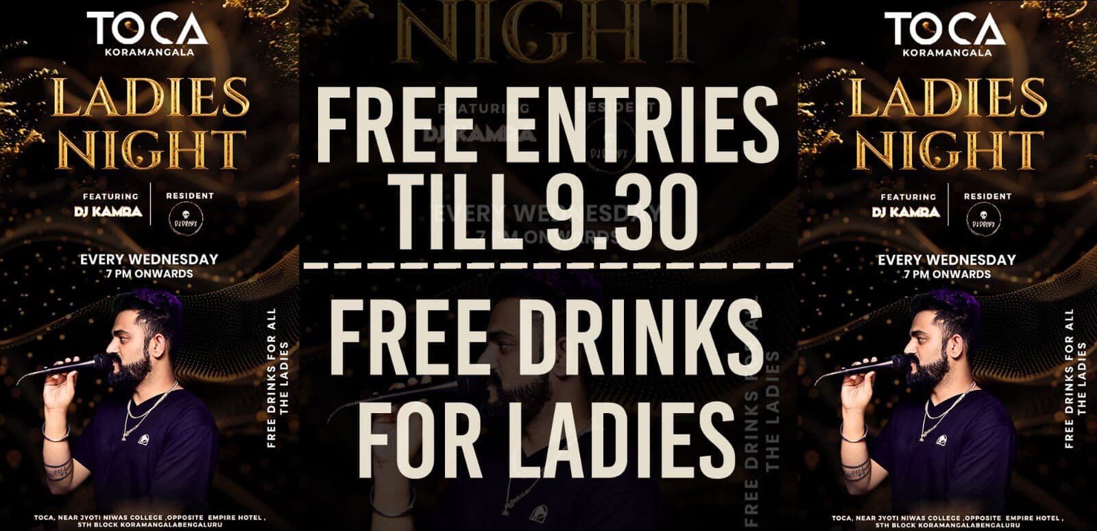 Wednesday Ladies Night | Toca Koramangala