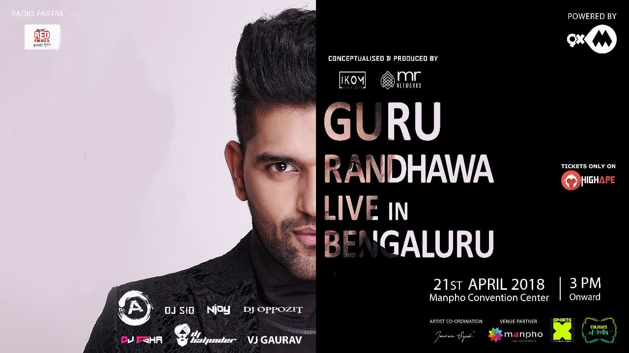 Guru Randhawa Live in Concert at Manpho Convention Center