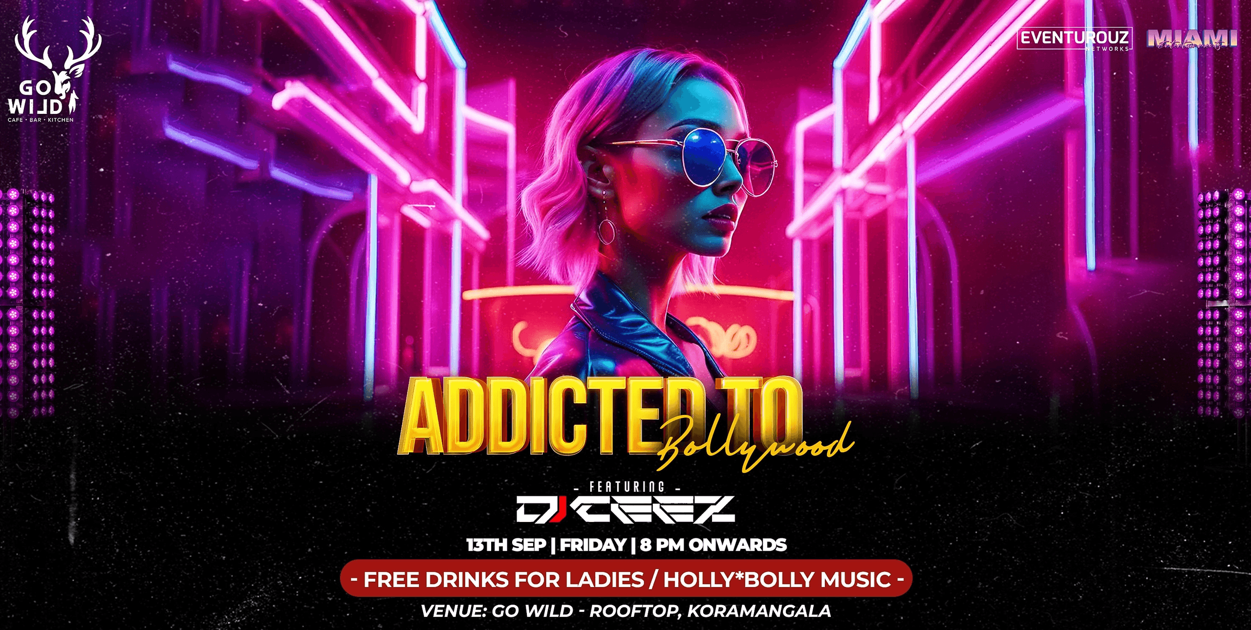 Friday Addicted To Bollywood | Go wild Rooftop