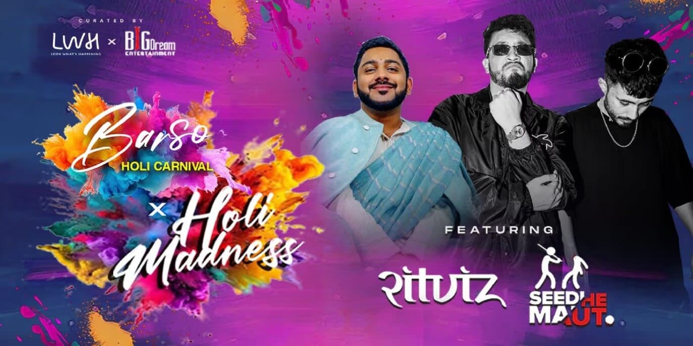 Barso Holi Carnival Ft Ritviz And Seedhe Maut | Mumbai