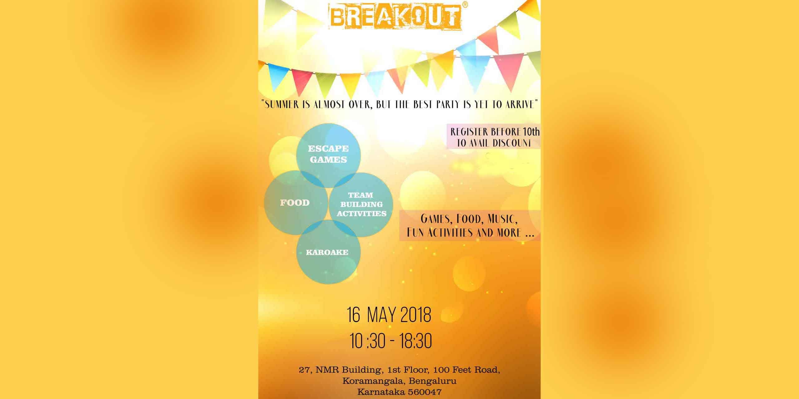 Kids WorkShop @ Breakout Escape Games