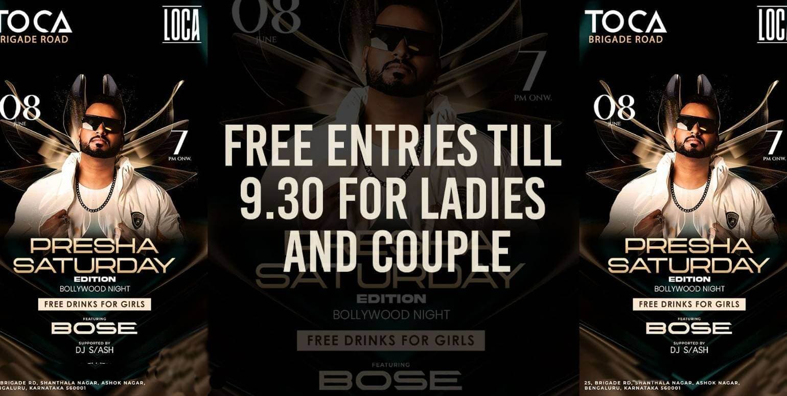 Presha Saturday | Toca Brigade