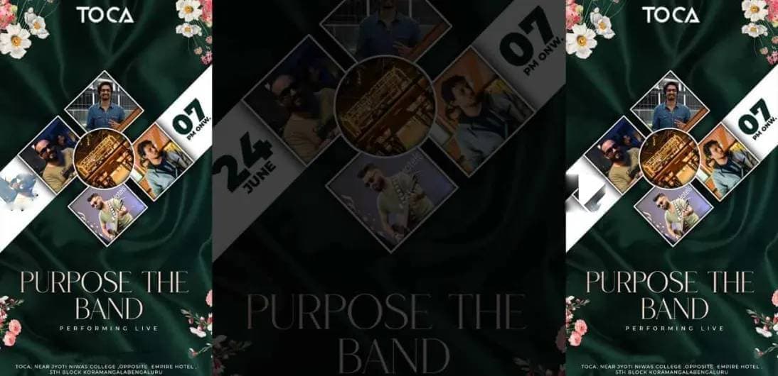 Live Performance By Purpose The Band | Toca