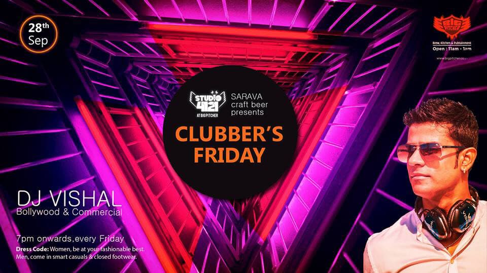 Clubbers Friday Night on 28th September