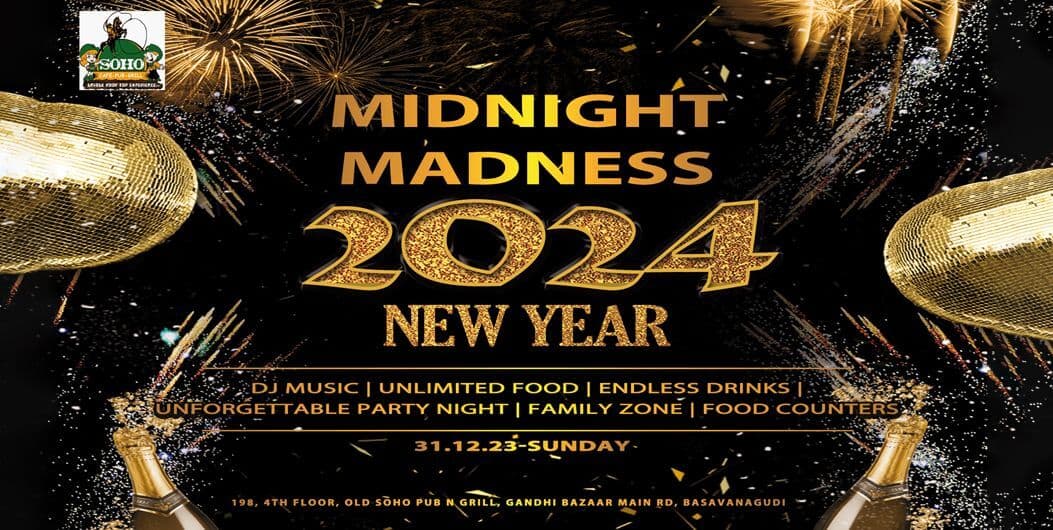 Midnight Madness 2024 | New Year Eve Rooftop Party