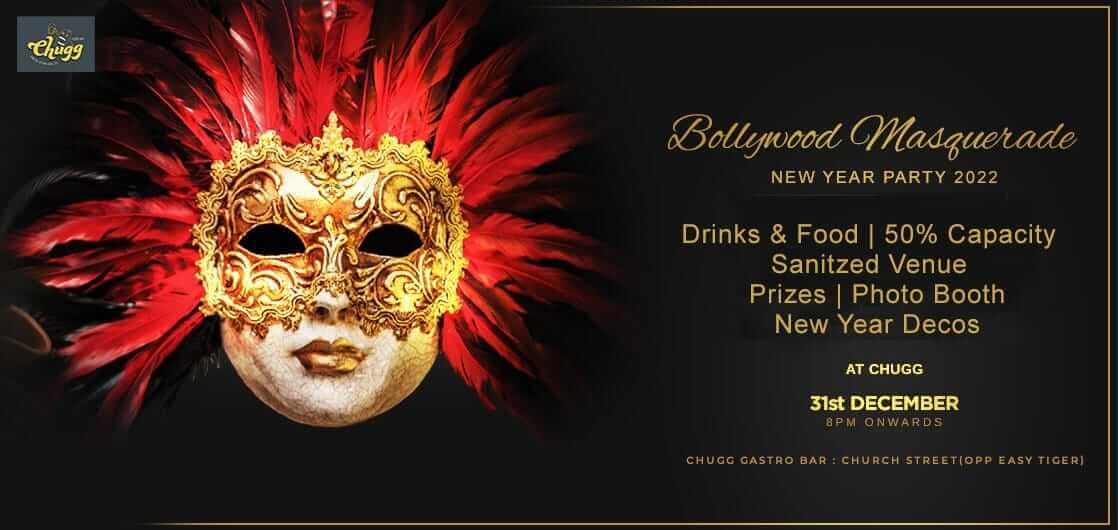 Masquerade New Year Party 2022 At Chugg Bar, Church Street