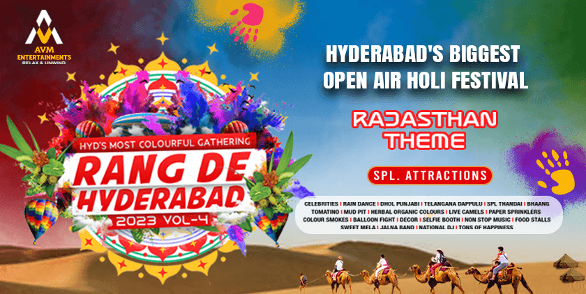 Rang De Hyderabad Vol- 4.0 (Hyd's Biggest Open Air Holi Festival)