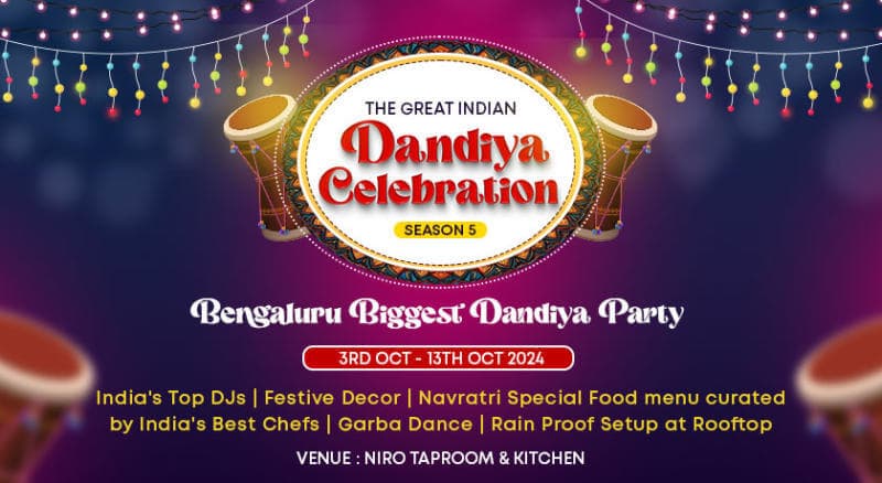 The Great Indian Dandiya Celebration Season 5 | Niro Taproom & Kitchen