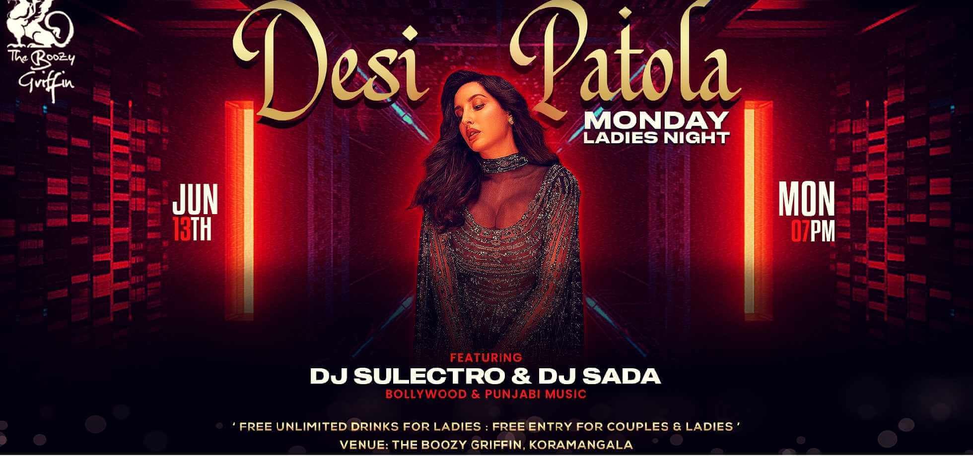 Monday Bollywood Ladies Night