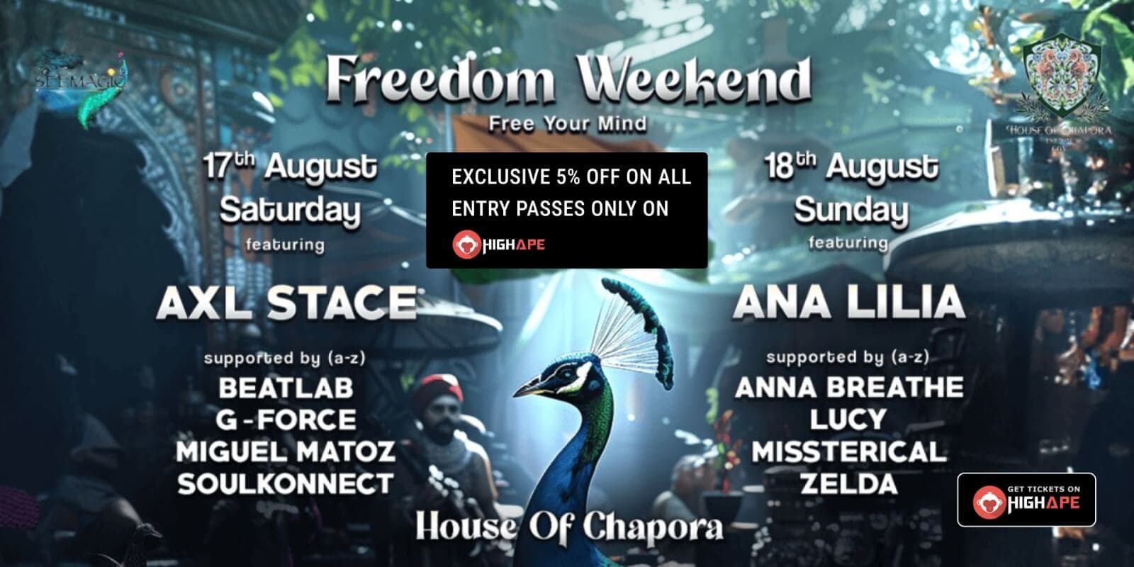 Freedom Weekend | House Of Chapora